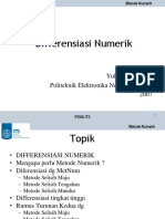 MetNum04-Differensiasi Numerik