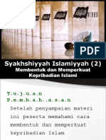Pertemuan Ke-5. Kepribadian Islam (2)