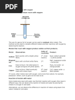 Rf Value Calculation in Paper Chromatography | PDF