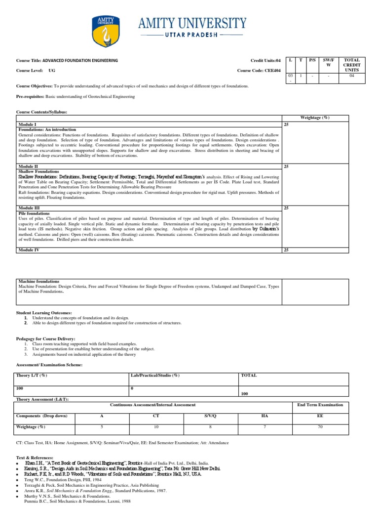 Advanced Foundation Engineering | PDF | Deep Foundation | Mechanical ...