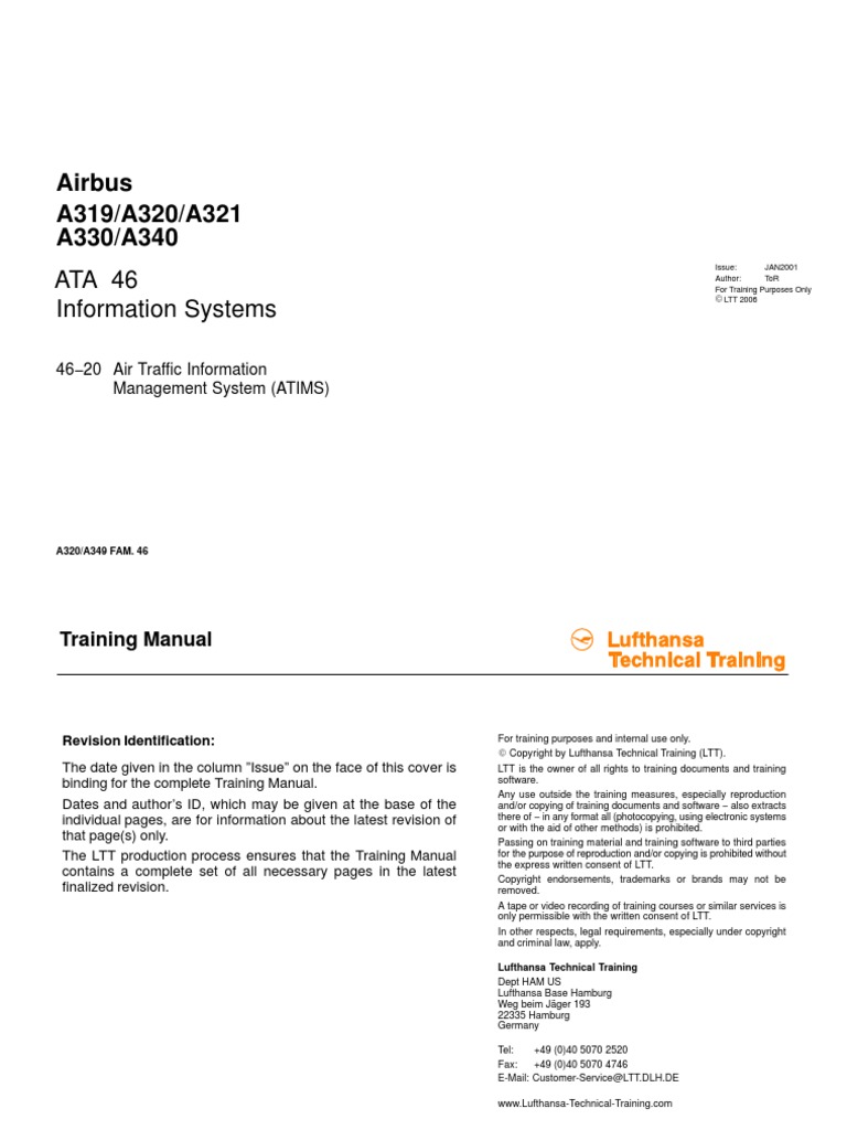 A330 b2 Ata46 Infomation Systems Basic - Unlocked | PDF | Air Traffic ...