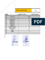 Inventario de Piezas de Andamios