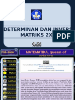 Determinan Dan Invers Matriks