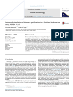 Advanced Simulation of Biomass Gasification in A Fluidized Bed Reactor Using ASPEN PLUS PDF