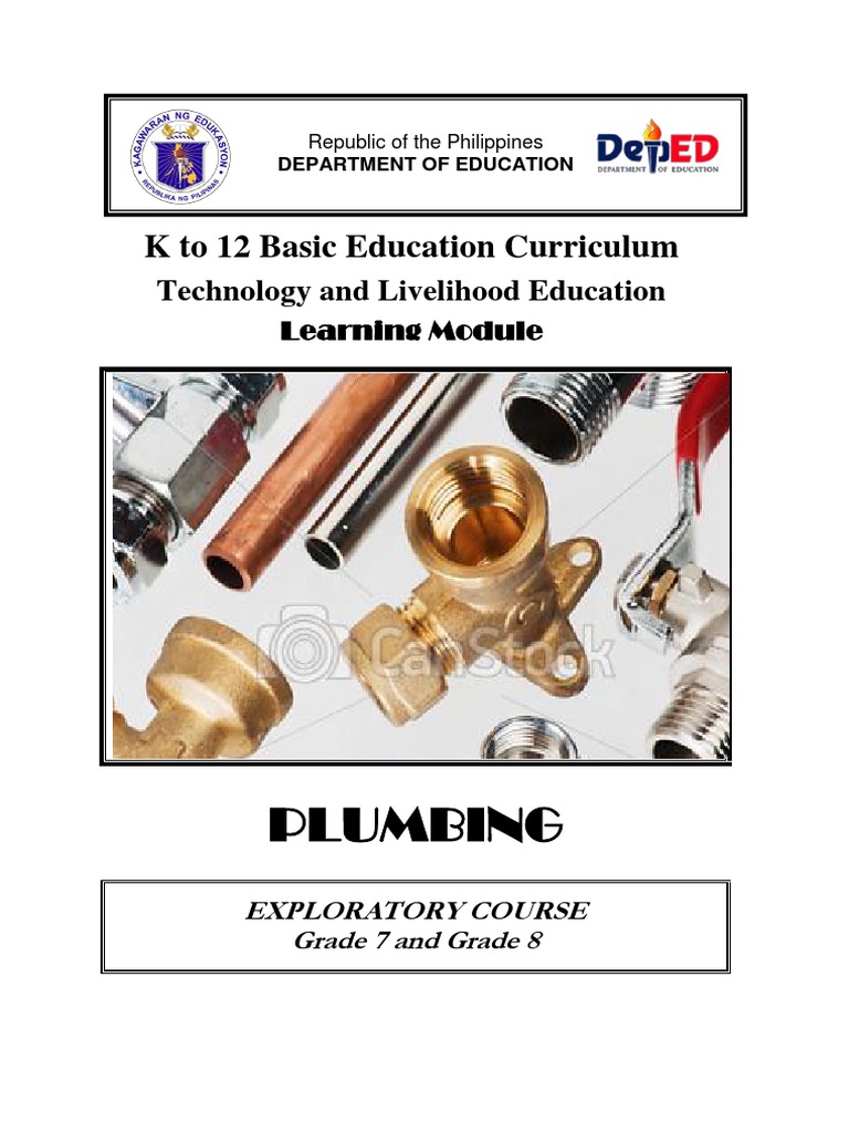 K-12 Plumbing Module for Grades 7-8 | PDF | Pipe (Fluid Conveyance ...
