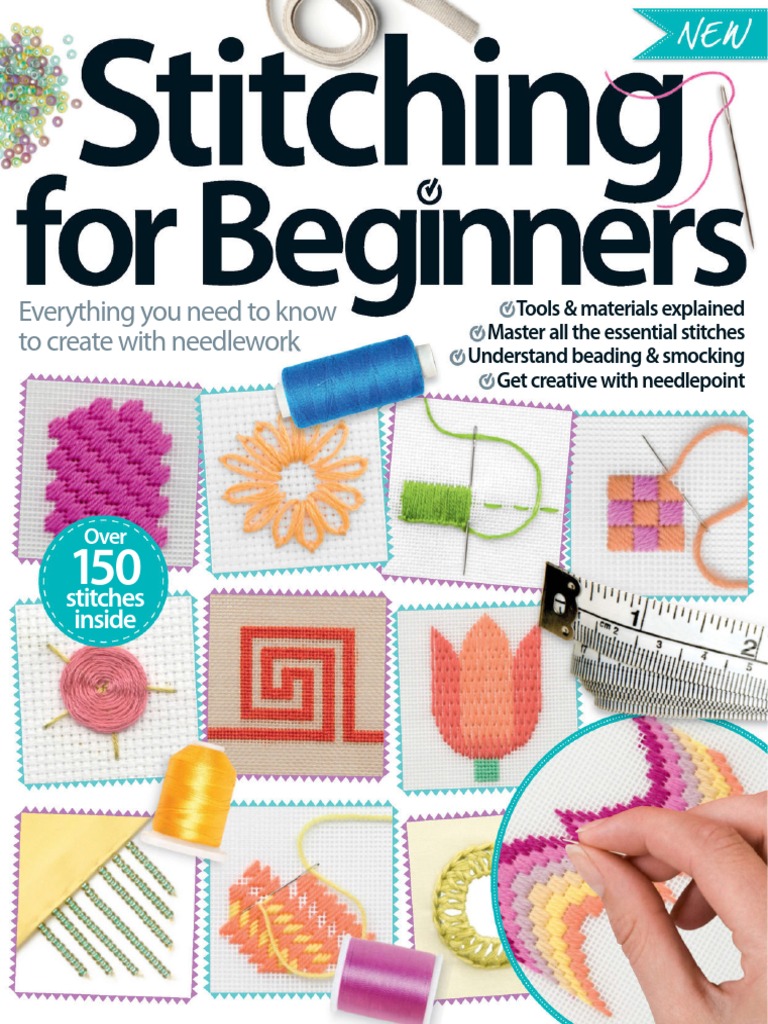 Stitching for Beginners Yarn Embroidery