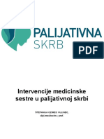 Intervencije Medicinske Sestre U Palijativnoj Skrbi