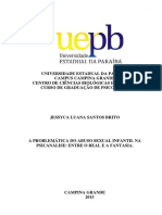 A Problematica Do Abuso Sexual Na Psicanalise - Entre o Rel e A Fantasia