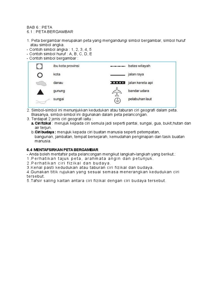 BAB 6 Peta Bergambar  PDF