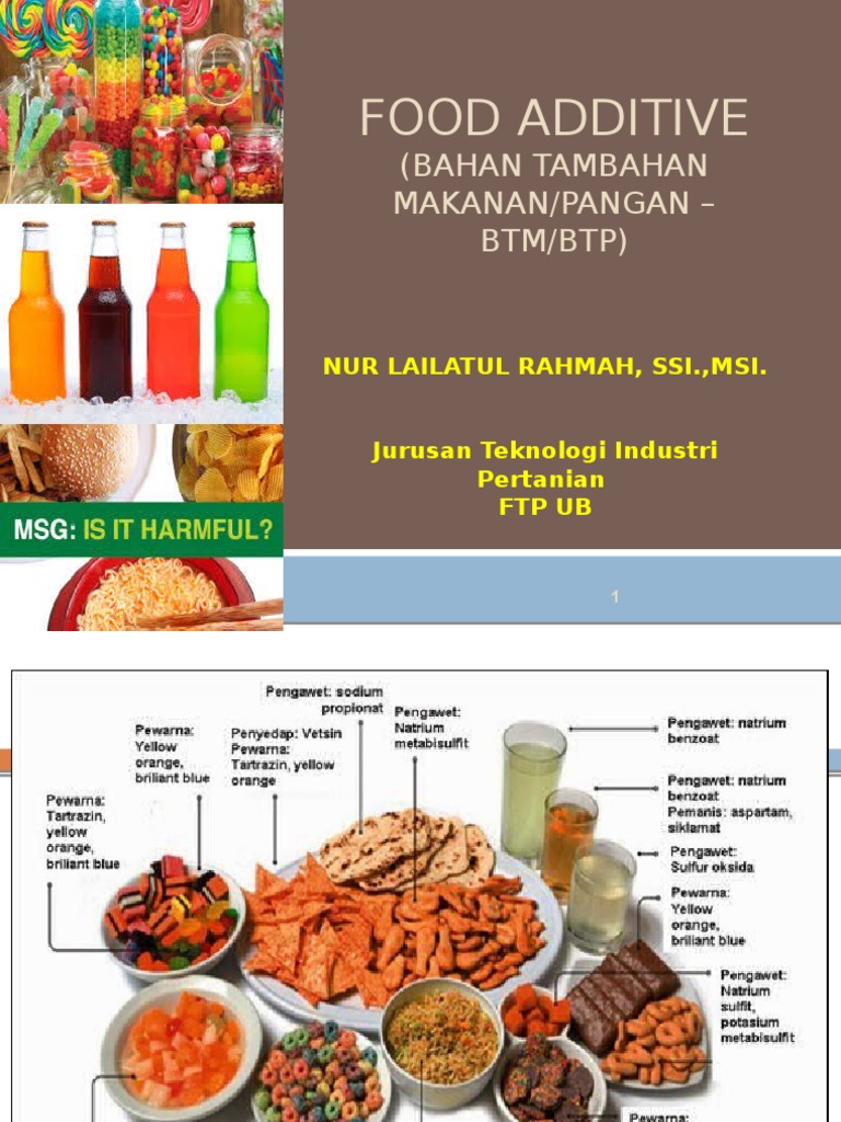 PPT Bahan Tambahan Makanan