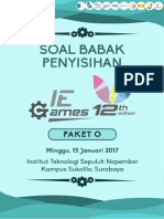 Soal Babak Penyisihan 12th IE Games Paket O