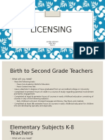 Licensing