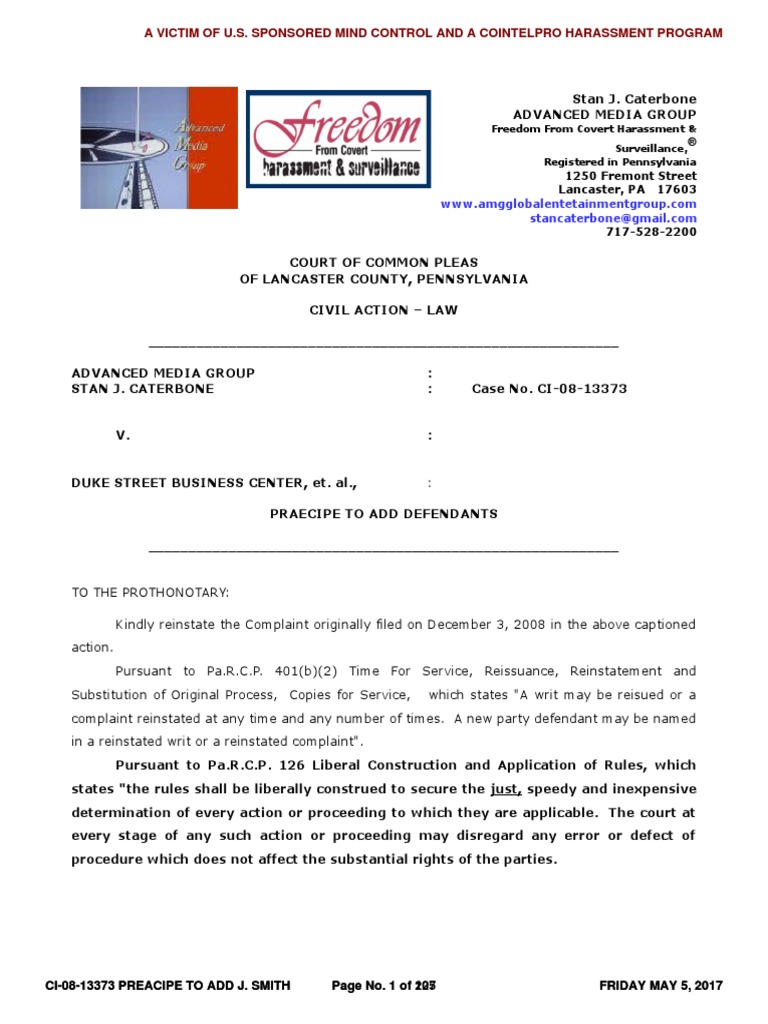 lancaster-county-court-case-no-08-ci-13373-re-praecipe-to-add