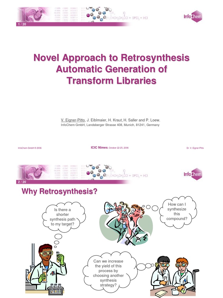 Retrosynthesis calculator picture