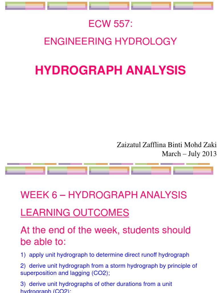 Hydrograph Analysis in Engineering Hydrology | PDF | Hydrology ...