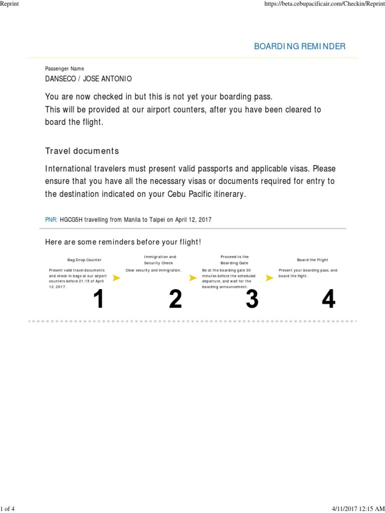 Boarding Reminder Travel Visa Aviation