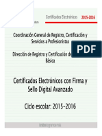 Certificados Electronicos