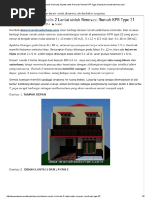 57 Koleksi Gambar Rumah Sederhana Dan Rab Terbaru
