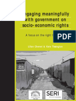 Chenwi and Tissington - Engaging Meaningfully With Government On Socio-Economic Rights
