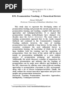 Nikbakht H. EFL Pronunciation Teaching - A Theoretical Review.