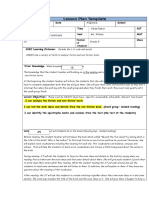 Lesson Plan Template: Plants and Animals