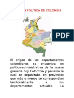 Divicion Politica de Colombia