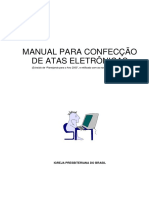 Guia para confecção de atas eletrônicas