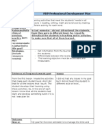 PDP Professional Development Plan