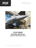 Concorde Aircraft Operating Manual