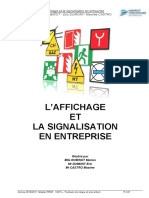 Affichage Signalisation en Entreprise