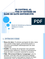 Stefanescu Cristina IISC(II) - Comenzi de Control Al Concurentei in Sisteme de Baze de Date Distribuite.v2