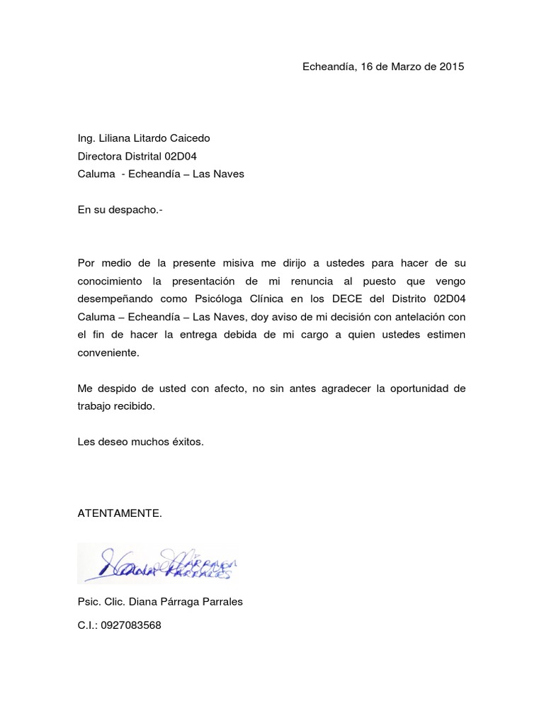 Carta Renuncia 2
