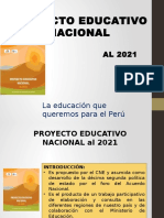 Proyecto Educativo Nacional Al 2021