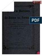 El Sitio de Montevideo y la Guerra del Paraguay, discursos pronunciados por Carlos Roxlo. Montevideo. Año 1907