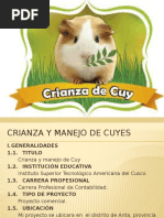 Proyecto Crianza y Manejo de Cuyes