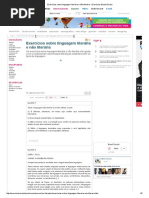 Exercícios Sobre Linguagem Literária e Não Literária - Exercícios Brasil Escola