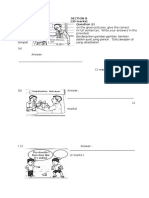 Berdasarkan Gambar-Gambar, Berikan Jawapan Dalam Ayat Yang Penuh. Tulis Jawapan Di Tempat Yang Disediakan