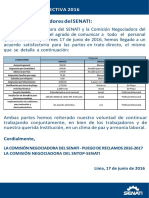 Comunicado #5 Cierre Negociación Colectiva 2016-2017