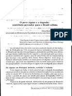 O Povo Cigano e o Degredo Contributo Povoador para o Brasil Colônia - Elisa Maria Lopes Da Costa