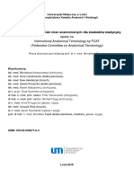 Słownik Polsko-Angielski Mian Anatomicznych Dla Studentów Medycyny