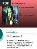 3-D Projectors: - Projection On Thin Air