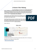 Lokasi Alamat Kantor Uber Malang - Daftar Driver Uber