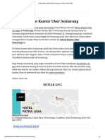 Lokasi Alamat Kantor Uber Semarang - Daftar Driver Uber