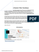 Lokasi Alamat Kantor Uber Surabaya - Daftar Driver Uber
