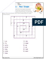 Irregular Verbs Spiral PDF