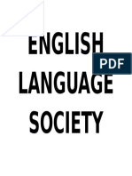 English Language Society
