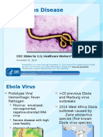 Ebola Virus Disease: CDC Slides For U.S. Healthcare Workers