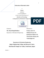 Project Report Hydrualic Scissor Lift