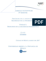 Unidad 1 Principios de La Seguridad Informatica Dsei