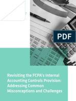 Revisiting The FCPA's Internal Accounting Controls Provision: Addressing Common Misconceptions and Challenges